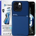 Etui na telefon Oppo Reno15 Pro Max Niebieskie Oxygen IQS + Super Folia