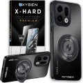 Etui na telefon Oppo Find X9 Czarne Oxygen LeaS MAGSafe  + Szkło Hartowane X-HARD