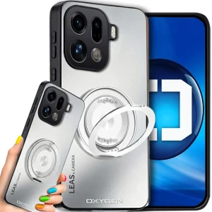 Etui na telefon Oppo Find X9 Pro Białe Oxygen LeaS MAGSafe