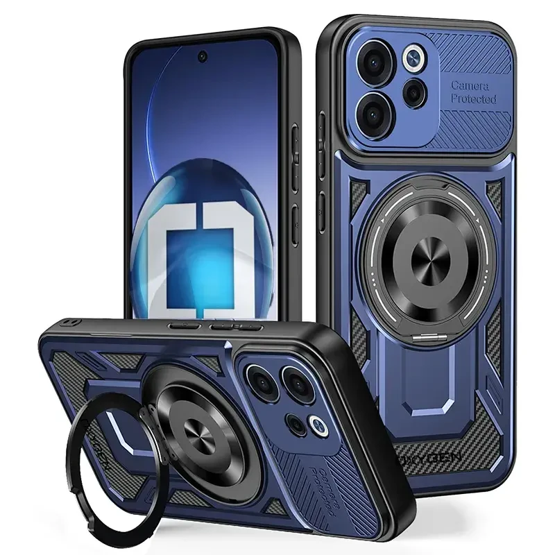 Etui na telefon Oppo Reno15 Pro Niebieskie Oxygen RR MAGSafe