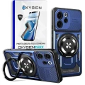 Etui na telefon Oppo Reno15 Pro Niebieskie  Oxygen RR MAGSafe + Super Folia