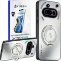 Etui na telefon Nothing Phone 3A Białe Oxygen LeaS MAGSafe  + Super Folia