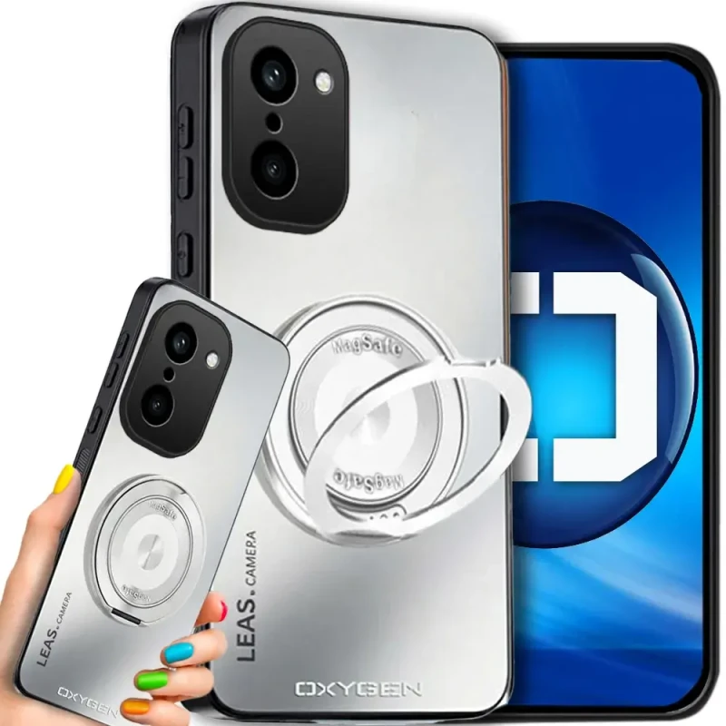 Etui na telefon OnePlus 15R Białe Oxygen LeaS MAGSafe