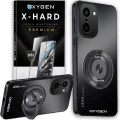 Etui na telefon OnePlus 15R Czarne Oxygen LeaS MAGSafe + Szkło Hartowane X-HARD