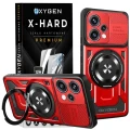 Etui na telefon Oppo Reno15 5G Czerwone  Oxygen RR MAGSafe + Szkło Hartowane X-HARD