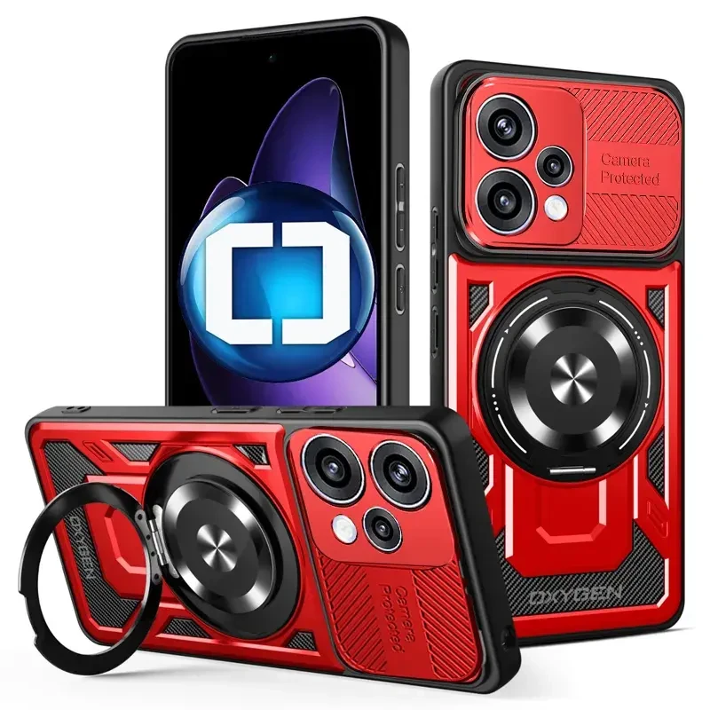 Etui na telefon Oppo Reno15 Pro Max Czerwone Oxygen RR MAGSafe