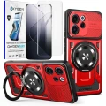 Etui na telefon Oppo Reno15 Pro Max Czerwone Oxygen RR MAGSafe + Super Folia