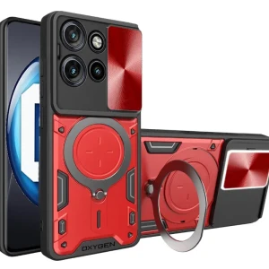 Etui na telefon Motorola Edge 50 Neo Czerwone Oxygen RR