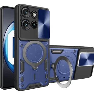 Etui na telefon Motorola Edge 50 Neo Niebieskie Oxygen RR