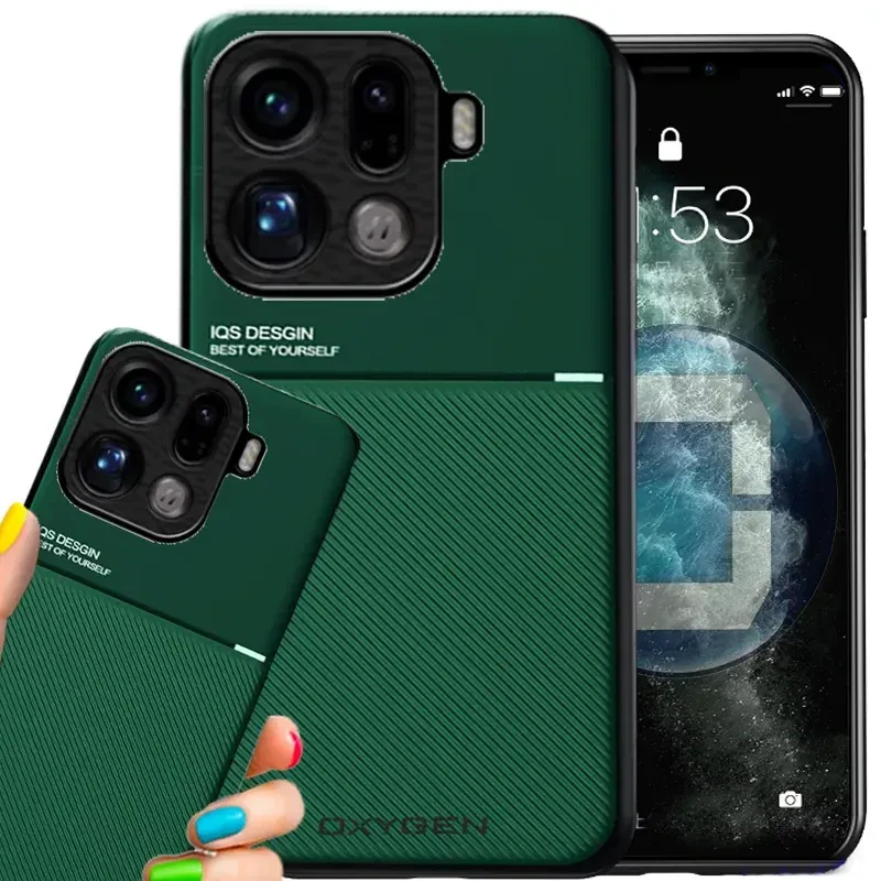 Etui na telefon Oppo Find X9 Pro Zielone Oxygen IQS