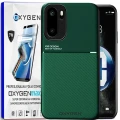 Etui na telefon OnePlus 15R Zielone Oxygen IQS + Super Folia