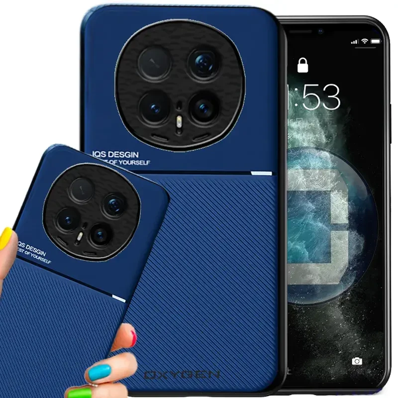 Etui na telefon Honor Magic8 Pro Niebieskie Oxygen IQS