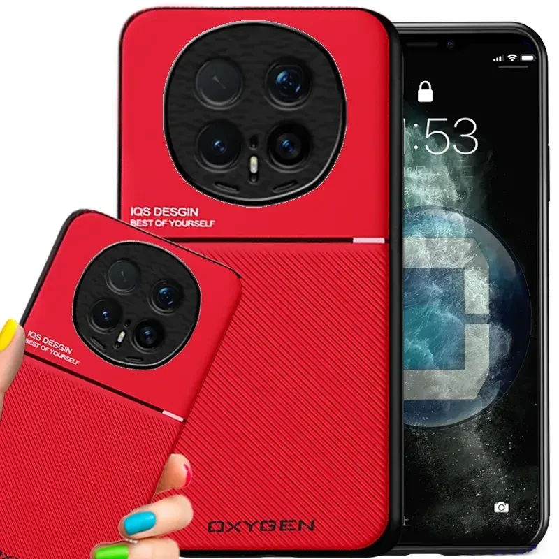 Etui na telefon Honor Magic8 Pro Czerwone Oxygen IQS