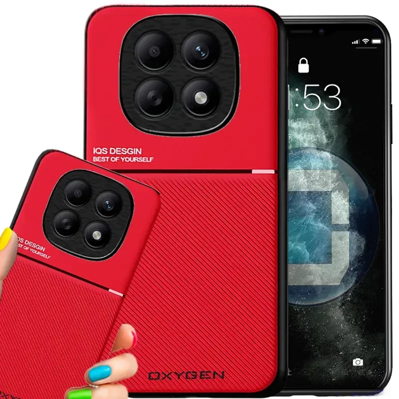 Etui na telefon Xiaomi Redmi Note 15 4G Czerwone Oxygen IQS