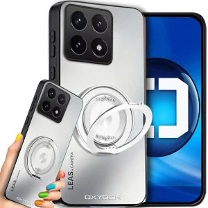 Etui na telefon Xiaomi 17 Białe Oxygen LeaS MAGSafe