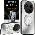 Etui na telefon Xiaomi 17 Ultra Białe Oxygen LeaS MAGSafe  + Szkło Hartowane X-HARD