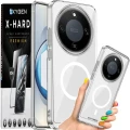 Etui na telefon Honor Magic8 Lite Bezbarwne Oxygen PURE MAGSafe + Szkło Hartowane X-HARD