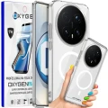Etui na telefon Honor Magic8 Pro Oxygen Pure MAGSafe Bezbarwne + Super Folia