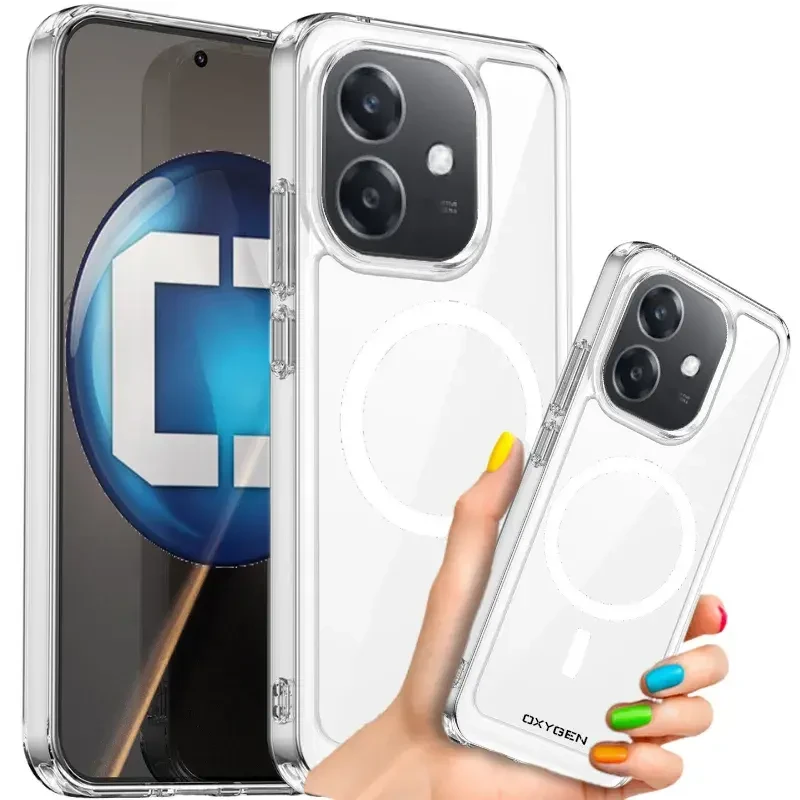 Etui na telefon Oppo Reno 15 5G Oxygen Pure MAGSafe Bezbarwne