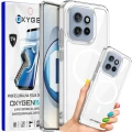 Etui na telefon Motorola Edge 50 Neo Oxygen Pure MAGSafe Bezbarwne + Super Folia