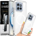 Etui na telefon Motorola Edge 50 Neo Bezbarwne Oxygen PURE MAGSafe + Szkło Hartowane X-HARD