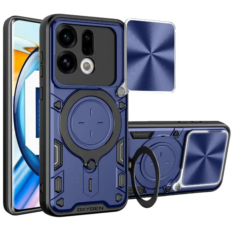 Etui na telefon Oppo Find X9 Niebieskie Oxygen RR