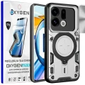 Etui na telefon Oppo Find X9 Srebrne Oxygen RR + Super Folia