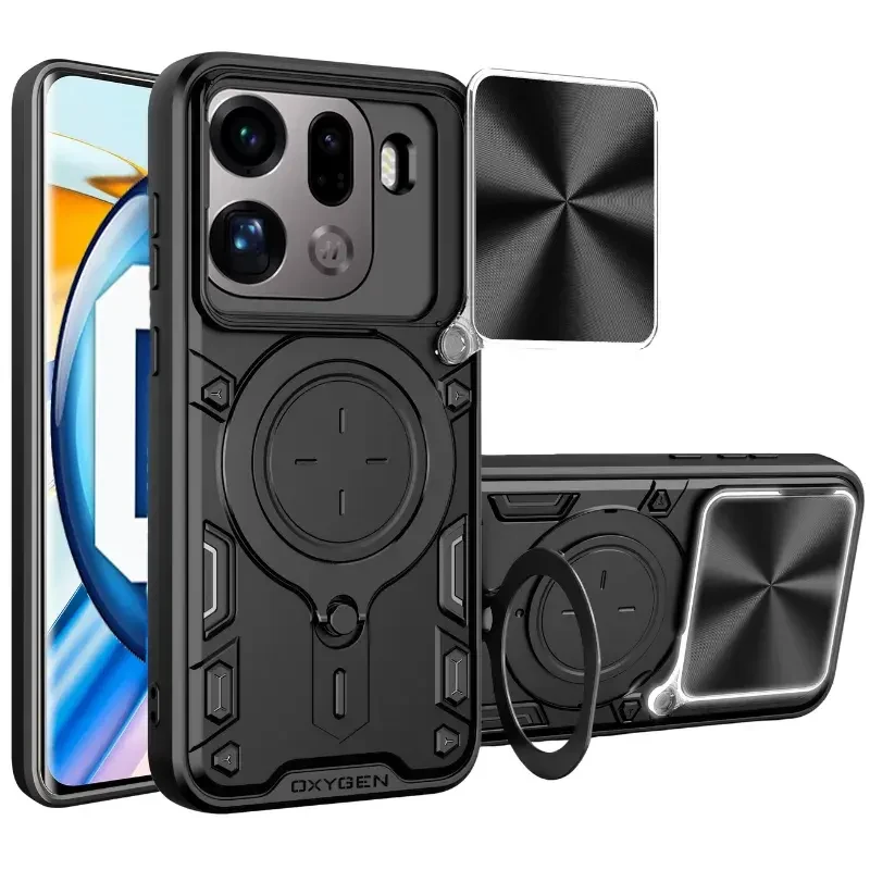 Etui na telefon Oppo Find X9 Pro Czarne Oxygen RR