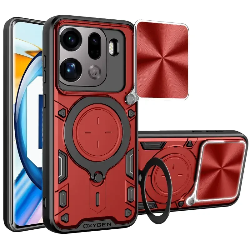 Etui na telefon Oppo Find X9 Pro Czerwone Oxygen RR