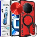 Etui na telefon Honor Magic8 Pro Czerwone Oxygen RR + Super Folia