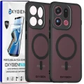 Etui na telefon Oppo Find X9 Czarne Oxygen MAGSafe + Super Folia