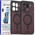Etui na telefon Oppo Find X9 Pro Czarne Oxygen MAGSafe + Super Folia