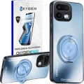 Etui na telefon Realme 16 Pro 5G Niebieskie Oxygen LeaS MAGSafe  + Super Folia