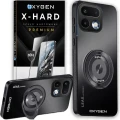 Etui na telefon Realme 16 Pro 5G Czarne Oxygen LeaS MAGSafe + Szkło Hartowane X-HARD