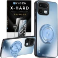 Etui na telefon Realme 16 Pro 5G Niebieskie Oxygen LeaS MAGSafe + Szkło Hartowane X-HARD