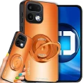 Etui na telefon Realme 16 Pro Plus 5G Pomarańczowe Oxygen LeaS MAGSafe