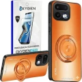 Etui na telefon Realme 16 Pro Plus 5G Pomarańczowe Oxygen LeaS MAGSafe  + Super Folia