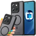 Etui na telefon Motorola Edge 50 Neo Czarne Oxygen MAT MAGSafe