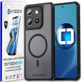 Etui na telefon Motorola Edge 50 Neo Czarne Oxygen MAT MAGSafe + Super Folia