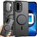Etui na telefon OnePlus 15R Czarne Oxygen MAT MAGSafe