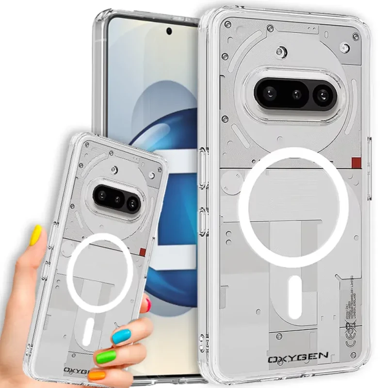 Etui na telefon Nothing Phone 3A Oxygen Pure MAGSafe Bezbarwne
