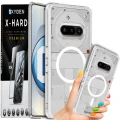 Etui na telefon Nothing Phone 3A Bezbarwne Oxygen PURE MAGSafe + Szkło Hartowane X-HARD