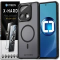 Etui na telefon Realme 16 Pro 5G Czarne Oxygen MAT MAGSafe + Szkło Hartowane X-HARD