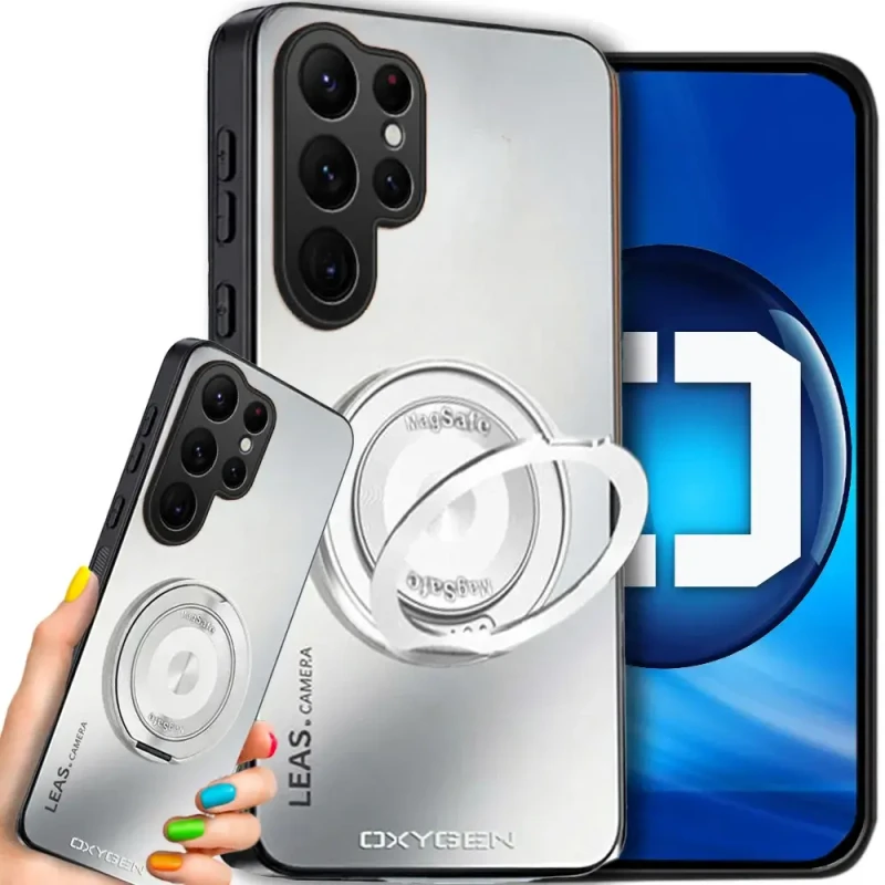 Etui na telefon Samsung Galaxy S26 ULTRA Białe Oxygen LeaS MAGSafe