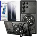 Etui na telefon Samsung Galaxy S26 ULTRA Czarne Oxygen RR MAGSafe + Super Folia