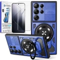 Etui na telefon Samsung Galaxy S26 ULTRA Niebieskie Oxygen RR MAGSafe + Super Folia