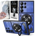 Etui na telefon Samsung Galaxy S26 ULTRA Niebieskie Oxygen RR MAGSafe + Szkło Hartowane X-HARD