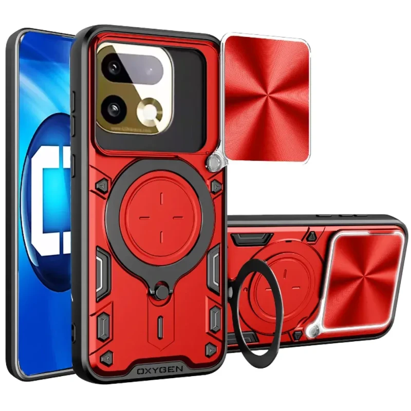 Etui na telefon Realme 16 Pro 5G Czerwone Oxygen RR