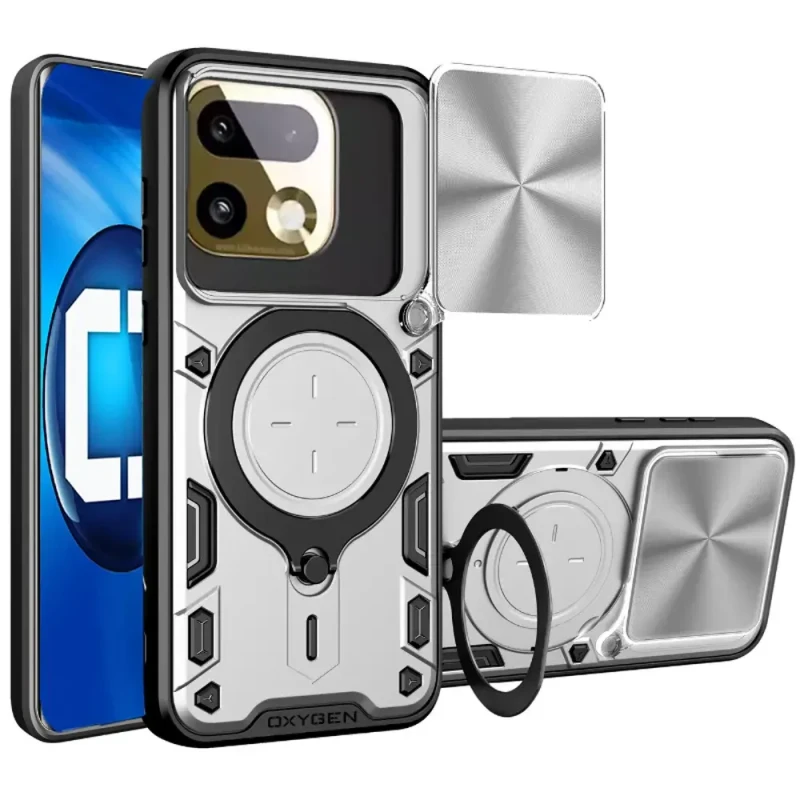 Etui na telefon Realme 16 Pro 5G Srebrne Oxygen RR