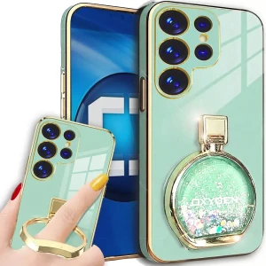 Etui na telefon Samsung Galaxy S24 Ultra Miętowe Oxygen ARIA + Uchwyt